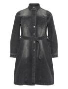 Kaffe Curve Kcally Denim Dress Svart