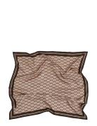 Malina Silk Twill Scarf 65X65 Beige