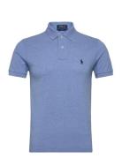 Polo Ralph Lauren Slim Fit Mesh Polo Shirt Blå