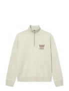 WOOD WOOD Wwjack Half Zipper Corp 25211 Kräm