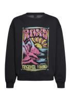 Roxy Lineup Crew Brushed Rg Svart