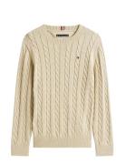 Tommy Hilfiger Cotton Cable Sweater Kräm
