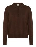 Kaffe Kalizza Polo Pullover Brun