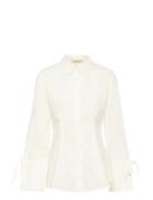 Culture Cuallison Olena Fitted Shirt Kräm