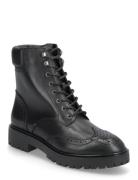 Lauren Ralph Lauren Burnished Calf-Alysn Lup Pr-Bo-Bte Svart