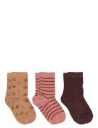 Mp Denmark Thora Socks - 3-Pack Multi/patterned