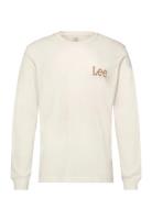Lee Jeans Ls Wobbly Lee Tee Vit