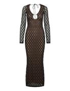 Bardot Yazmin Lace Midi Dress Svart