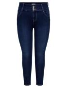 ONLY Carmakoma Caranna Hw Skinny Ank Mbd Dnm Ana Noos Blå