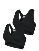 Mamalicious Mlhelena Crossy Bra 2-P 2F. A. Svart