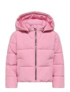 Kids Only Kmgdolly Life Short Puf Jacket Otw Noos Rosa