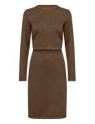 Saint Tropez Milasz Ls Dress Brun