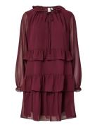 YAS Yaschifa Ls Dress - Ka Burgundy