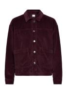 Vero Moda Vmjamie Ls Corduroy Shacket Mix Noos Burgundy