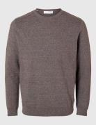 Selected Slhberg Crew Neck Noos Brun