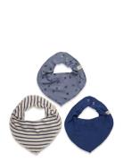 Petit Piao Bib Modal 3 Pack Marinblå