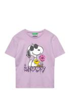 United Colors Of Benetton T-Shirt Lila