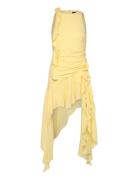 Bardot Ivana Georgette High Low Dress Gul