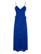 Bardot Veris Ruffle Maxi Dress Blå