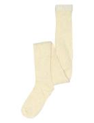 Mp Denmark Cotton Rib Tights Kräm