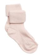 Mp Denmark Cotton Rib Baby Socks Rosa