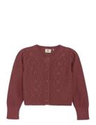 En Fant Cardigan Knit Röd