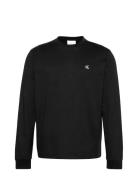 Calvin Klein Jeans Ls Easy Monogram Tee Svart