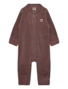 Hummel Hmlmini Fleece Zip Suit Bee Brun
