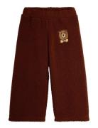 Mini Rodini Bear Emb Pile Trousers Brun