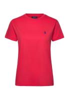Polo Ralph Lauren Cotton Jersey Crewneck Tee Röd