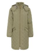 Cream Crarwen Jacket W. Hood Khaki Green