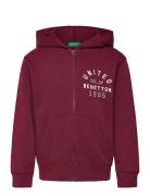 United Colors Of Benetton Jacket W/Hood L/S Burgundy