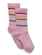 Melton Slim Stripes Socks Rosa