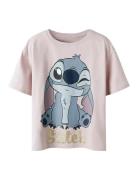 Name It Nkfakun Stitch Ss Nreg Top Box Noos Wdi Rosa