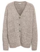 NOISY MAY Nmdolly L/S Knit Cardigan Fwd Noos Beige