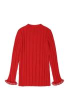 FUB High Neck Blouse Röd