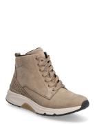 Gabor Rollingsoft Laced Ankle Boot Beige