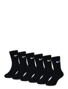 Nike 6W-6Pk Crew Sock Svart