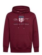 GANT Reg Archive Shield Hoodie Lila