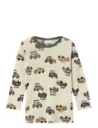 Name It Nmmwang Wool Needle Ls Top Noos Multi/patterned