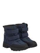 En Fant Boots Velcro Tex Marinblå