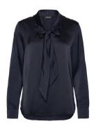 Lauren Ralph Lauren Shirt Wt Charm-Top Marinblå