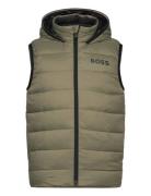BOSS Reversible Puffer Jacket Grön