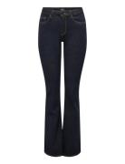 ONLY Onlblush Mid Fl Stayblue Dnm Rea023Noos Marinblå