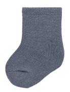 Name It Nbmwaksi Wo/Bl Terry Sock Grå