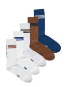 Jack & J S Jacjace Tennis Socks 5 Pack Jnr Multi/patterned