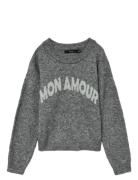 Vero Moda Vmamoremio Ls O-Neck Pullover Boo Grå