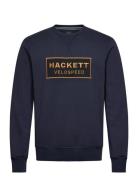 Hackett London Heritage Rally Crew Marinblå