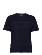 MSCH Copenhagen Mschliv Organic Logo Tee Svart