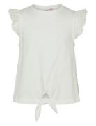 Vero Moda Girl Vmpanna Lace Knot Ss Top Jrs Girl Vit